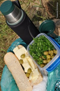 Breakfast along the road
