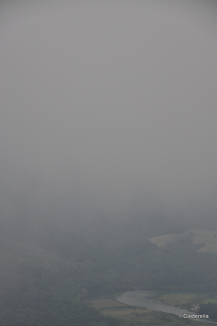 Net na San Sebastian, de heuvel op