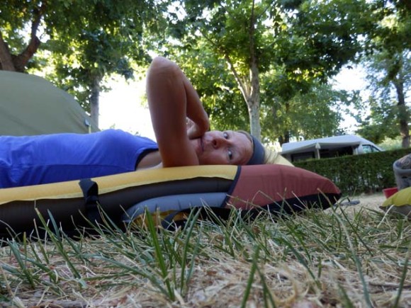 Eindelijk even languit!