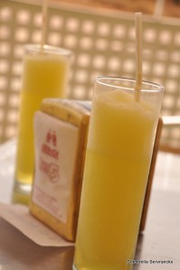 Gecrushed ijs met citroen, soort Slush Puppy, heerlijke verkoeling!