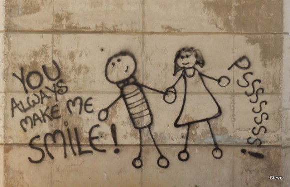 Leuke grafitti die me opvalt