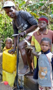 Onderweg water halen