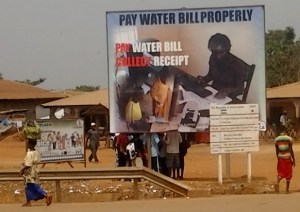 Signboard Water
