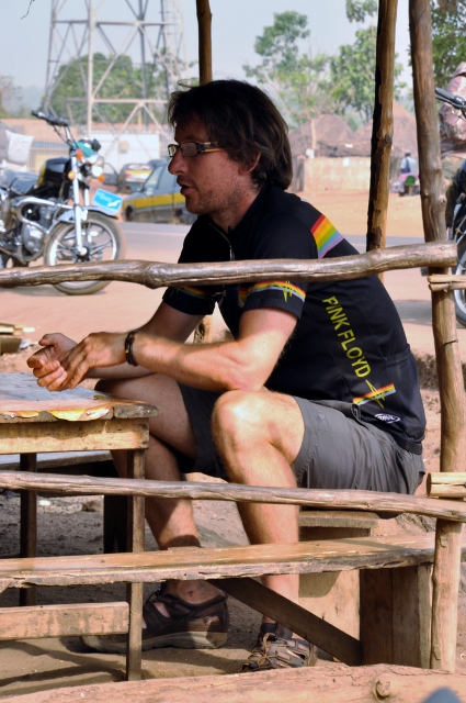 Brother Brandon at his Coffee