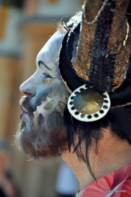 Is this a saddhu? Or a circus festival?