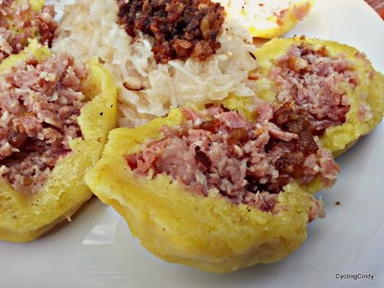 Steamed Dumplings with Smoked Meat