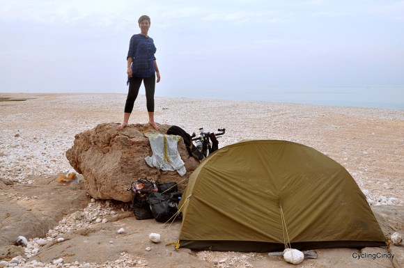 Beach camp in Oman. Here I experienced a scary night