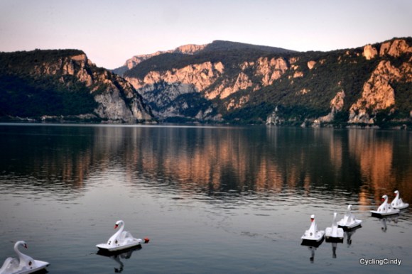 Dubova where the river broadens