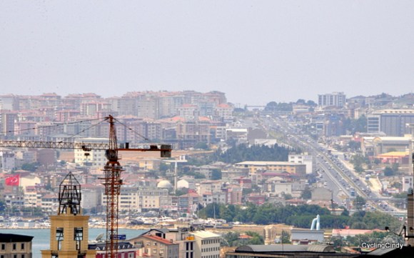 The long density of cycling to Istanbul