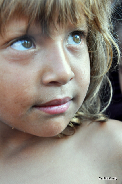 What a cute shy girl, i wonder if she's always that shy