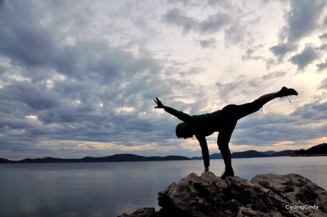 And they were all good photo's, my yoga poses on a rock in the ocean