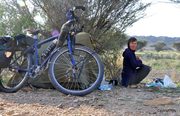 In Oman it takes not much effort to find a fine place to set up camp.