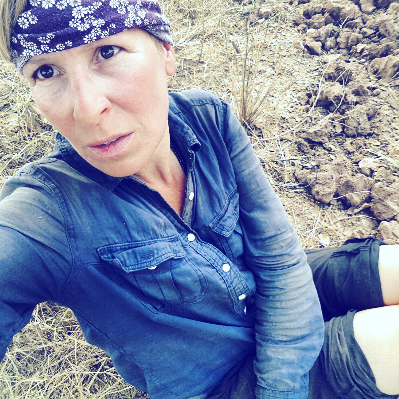 Tired. Dusty. Time for a break.