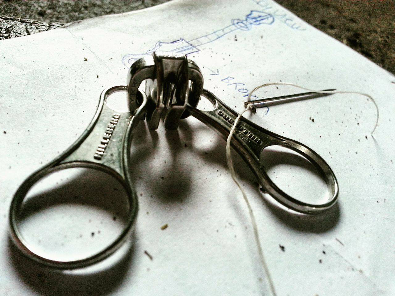 Drawing The Zipper Position