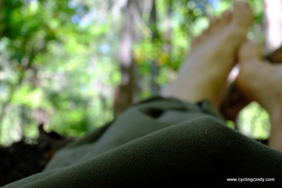 I am sitting a lot, resting the ankles