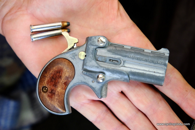 Its a real gun, but it looks like a toy