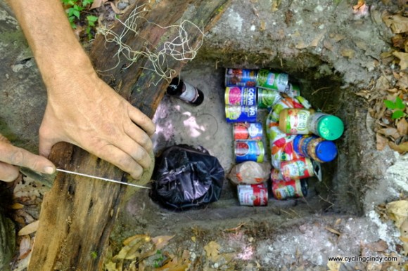 Second pit for coolness of food items