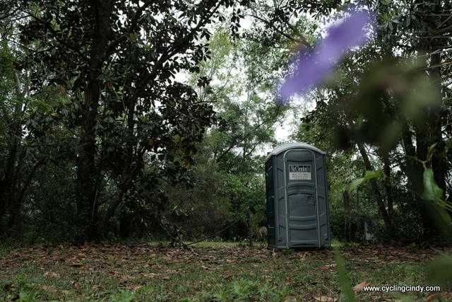 The only toilet